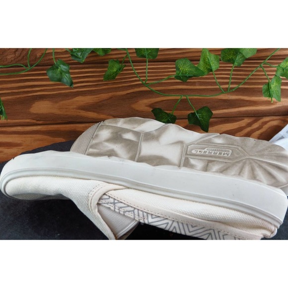 Merrell Size 8 M Beige Loafer‎ Shoes Fabric Women Whitecap - Picture 11 of 12